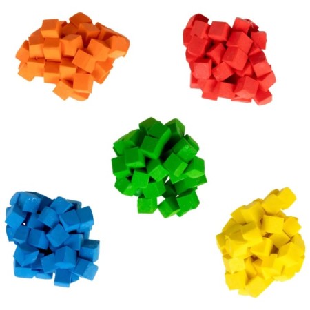 Designer - Gummy Blocks plasticine, 5 colors-2