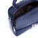 Bag Cross-Bodi with a zipper, blue color
