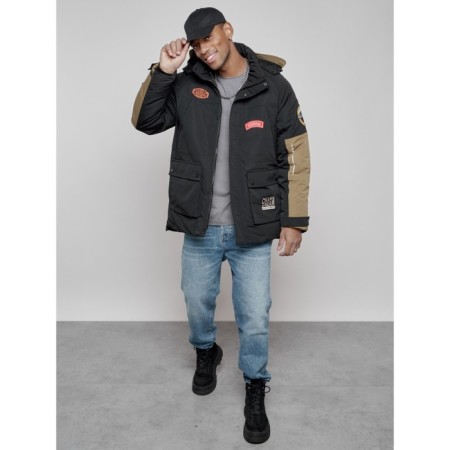 Male Winter jacket, size 52, black color-11