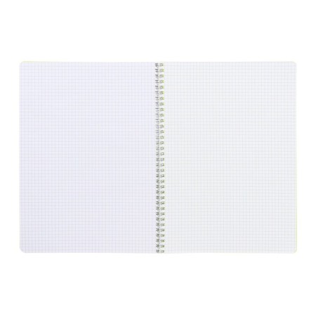 Notebook on the crest A4 48 sheets in the Calligrata cage light green, plastic cover, offset unit-1