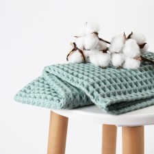 Wafer Boin Boho Boho Boil towel 45*90 cm, col. Mint, 100% HL