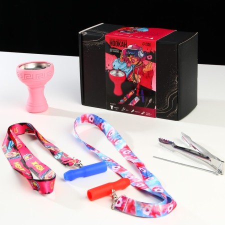 Gift set of accessories for hookah No. 2 "Live bright"-1