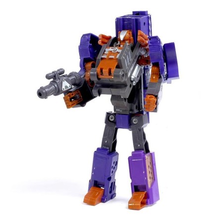Blaster "Titan", transforms, shoots with soft bullets, purple color-1