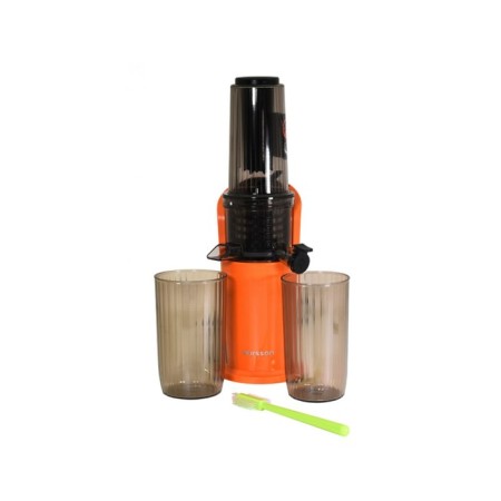 JM4600/Or juicer, Schnekovaya, 150 watts, 0.5/0.5 l, 70 rpm, black-orange-4