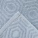 Terry towel "rhombus", color gray-blue, 50x80 cm, cotton, 450g/m