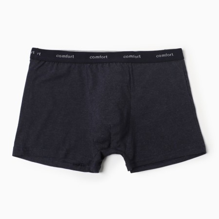 Panties men's boxers, color gray-blue melange, size 50 (XL)