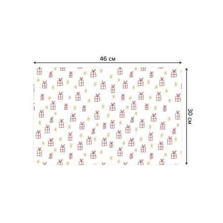 A set of napkins for setting the table “Many gifts”, rectangular, rounded edges, size 30x46 cm, 4 pcs-2