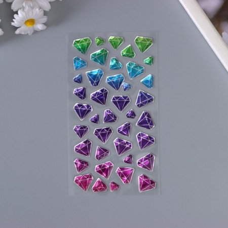 Stickers for creativity plastic "Gradient. Almaza" 22x9.5 cm-1