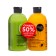 Set: shower gel "Fresh Lime" + Bath Foam "Tropical Mango" Organic Shop, 500 ml *2