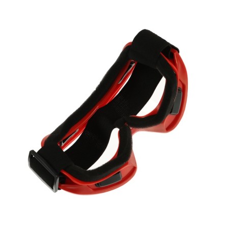 Glass-mask for motorcycle driving, transparent glass, yellow color-2