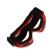 Glass-mask for motorcycle driving, transparent glass, yellow color