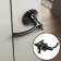 Stiling (fashion 3186), interior, latch, matte black color