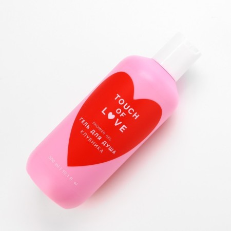Shower gel Just Love, 300 ml, strawberry aroma, pure happiness-4