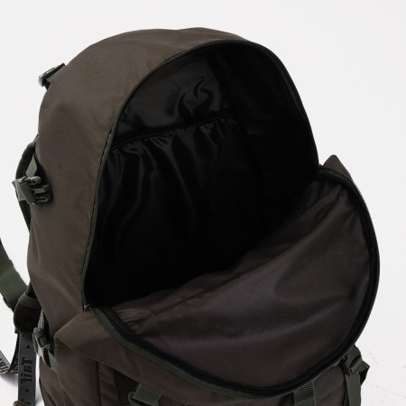 Tourist backpack, TAIF, 65 l, lightning department, 3 outer pockets, olive color-8