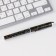 Pen with a “golden teacher” cap, plastic, blue paste, accessories silver, 1.0 mm