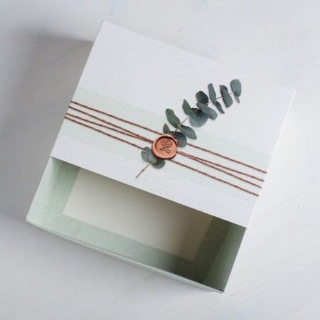 Gift folding box, packaging, “eco style”, 25 x 18 x 10 cm-3
