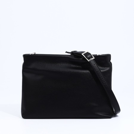 Richet Cross-Body bag, external pocket, black color