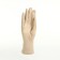 Gloves are female, dimensionless, without insulation, beige color