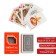 Plastic Plastic Cards "Royal", 54 pcs, 19 μm, 8.8 x 5.7 cm, mix