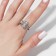Ring "Smile" interweaving, the color of black silver, dimensionless