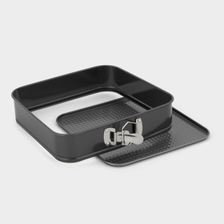 The form for baking the share "Elin. Square ", 26 × 26 cm, removable bottom, anti -stick coating, black color-3