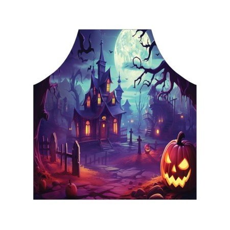 Apron kitchen with a photocrint "mysterious night", adjustable, size OS-2