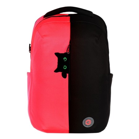 Youth backpack 42 x 28 x 14 cm, Grizzly, laptop department, black/orange-2
