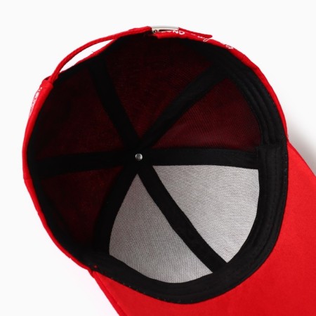 Menku cap with inscriptions, red color, rr 58-3