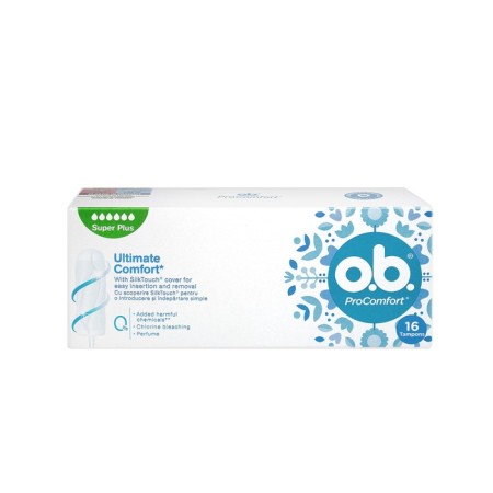 Hygienic female tampons O.B. Pro Comfort Super Plus, 16