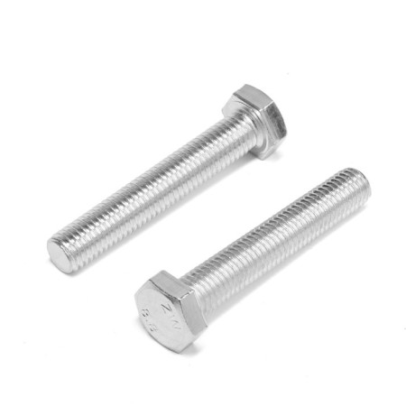 Bolt "Tundra Krep", with a hexagonal head, galvanized, Din933, M12x70 mm, 4 pcs-3