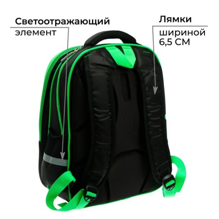Backpack Bag School Calligrata "Football", 39 x 30 x 14 cm-4