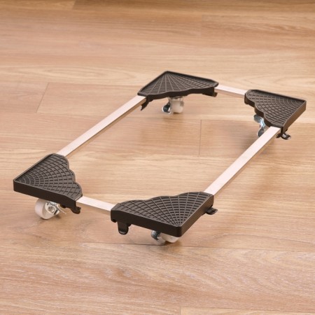 System unit stand on wheels, universal, 22/34 - 42/53 cm, metal, plastic-2