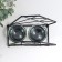 Summary Metal, glass for 2 candles "Loft. Trapezius" black 17x7.5x15.5 cm