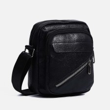 Male bag, black color