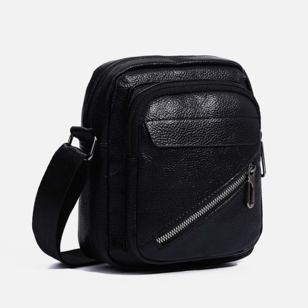 Male bag, black color