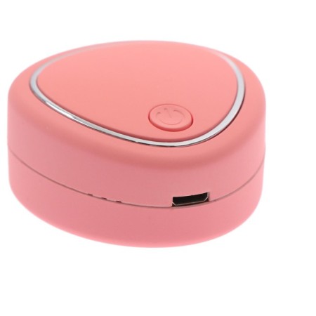 Facial massage LMZ-001, microticle, pink, from USB-5