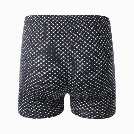 Panties men's boxers, black/stars, size 48-8