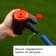 Spray-sprayer, fitting under the hose 1/2 "-3/4", plastic, "beetle"