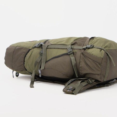 Tourist backpack, TAIF, 65 liters, cord department, 2 outer pockets, 2 side pockets, olive color-3