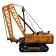Metal “StroyTechnics” crane, movable details, with plastic elements
