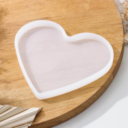 Mold Dolyana "Heart", silicone, 15 × 13 × 1 cm-1