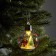 Christmas ball "Santa Claus", batteries, 1 LED, glow warm white