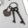 Souvenir metal "Castle and two keys" 23x7.5 cm