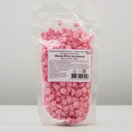 Sugar figures "Mini-Bez", Pink, 250 g-1