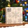 New Year's napkins paper bouquet de luxe “Snowfall silver”, 3 layers, 24x24 cm, 25 pcs.