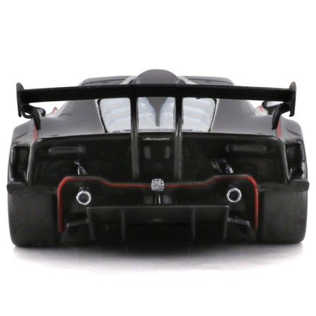 Racing machine BBURAGO LAMBORGHINI Essenza SCV12, DIE-CAST, 1:32, Black and white color-3