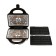 Multigril Sakura SA-7424, 750 W, 3 interchangeable panels, anti-stick coating, gray-black