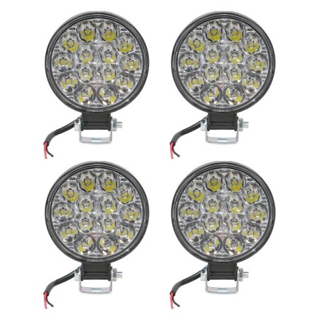 Farah LED round 14LED, directed light, 14W, 83x83x22mm, 12V, set 4 pcs-1