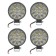 Farah LED round 14LED, directed light, 14W, 83x83x22mm, 12V, set 4 pcs
