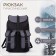 Tourist backpack, 55 liters, cord department, 4 outer pockets, ZFTS, black/gray color